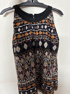 Sleeveless racerback, multicolour top women
