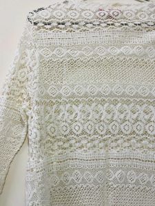 Lace Detail Cardigan