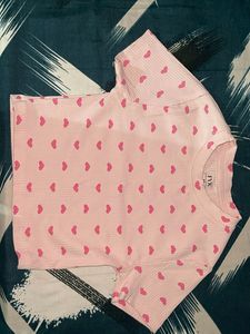Pink Heart Tee