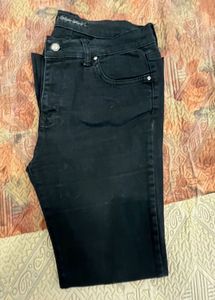 FLARE JEANS CHARCOAL BLACK