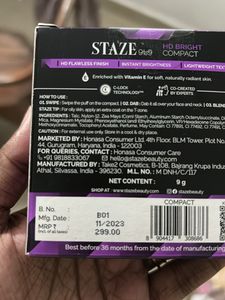Sealed Staze 9to9 Compact