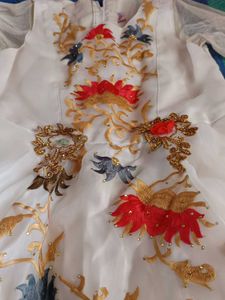 Elegant Embroidered Ethnic Gown