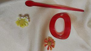 Hair Accessory Set: Scrunchie &amp; Pin