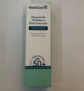 Wishcare Niacinamide Oil Balanced Fluid Sunscreen