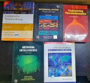 Combo of 5 engineering books