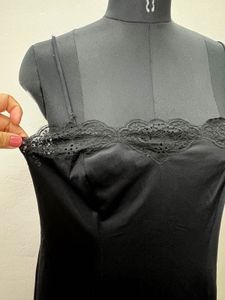 Black slipon dress