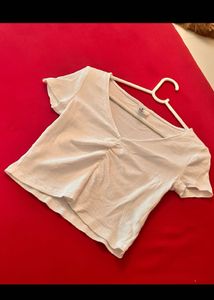 tshirt + cropped top combo