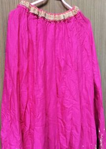 Pink Ethnic Skirt
