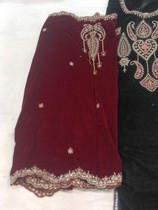 Elegant Velvet dress material