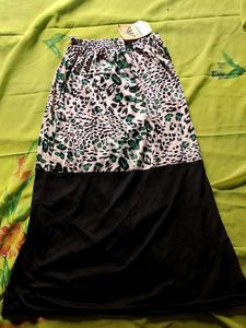 Animal Print Maxi Skirt