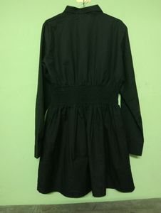SHIRT SHORT DRESS BLACK