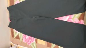 Black Wide Leg Cropped Pants