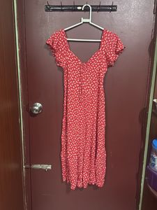 Floral Print Midi Dress