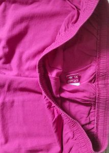 Pink Casual Leggings