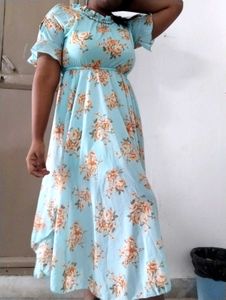 Floral Print Maxi Dress