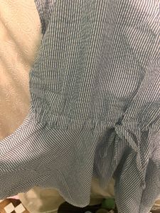 Striped Tie-Waist Top
