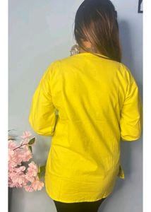 Cute Embroidery Short Kurtis