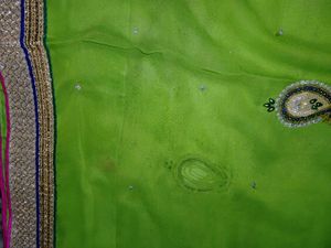 Parrot Green Festive Saree With Blouse
