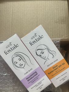 Foxtale Moisturizer & Sunscreen
