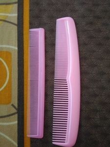 Pink Hair Comb Set