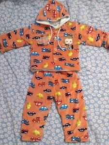 Combo Cute Car Print Kids Outfit
