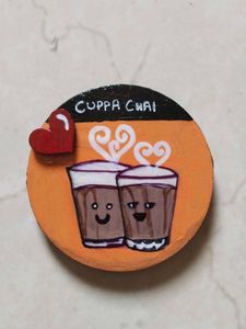 Cuppa Chai fridge magnet