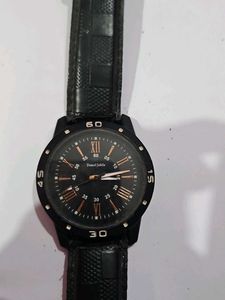 Classic Black Wristwatch