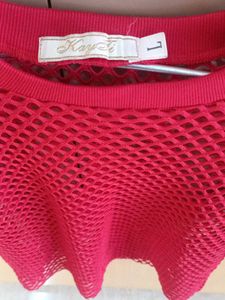 Trendy Mesh Sheer Top