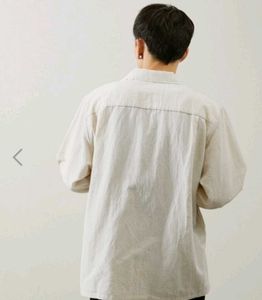 ANOBLR Minimalist Linen Button-Down