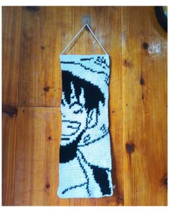 Luffy Crochet Tapestry (Wall Hanging)