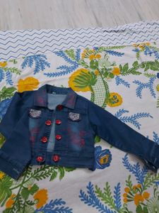 Denim Jacket For Kid Girls
