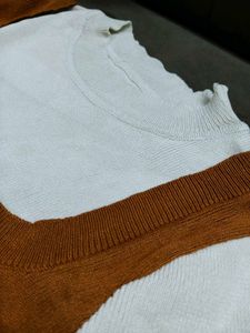 Stylish Brown Pinafore Dress