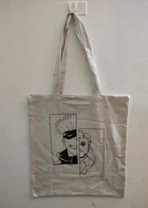 Jujutsu Kaizen Inspired Handmade Canvas Tote Bag