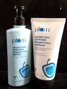 Plum Coconut Milk Shampoo &amp; Conditioner Set
