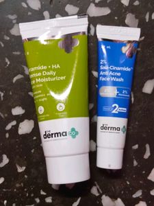The Derma Co. Moisturizer & Face Wash