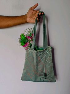 Unique Spiderweb Tote Bag and cute purse