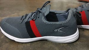 Textured Slip On Shoes With Elesticated Gussets
