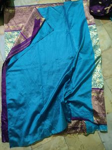 Readymade Blouse With Patuu Replica Saree