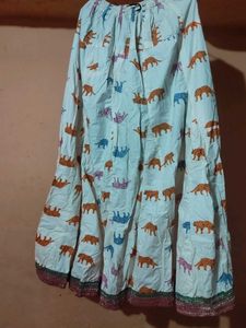 Animal Print Skirt