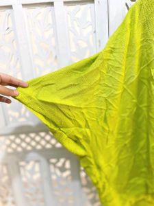 Green Knit Cardigan A