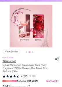 Nykaa Wanderlust Dreaming Of Paris Perfume