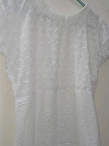 White Embroidered Dress