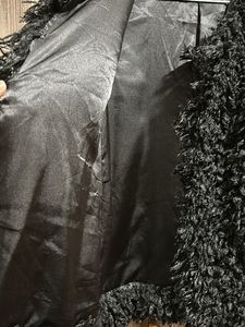 Fur Jacket Black Color