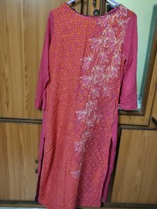 Floral Print Kurta