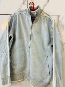 Sky Blue Jacket Very Thick For Winters