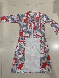 Retro Floral Print Dress