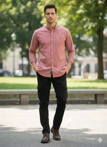 Men's Casual Button-Down Shirt