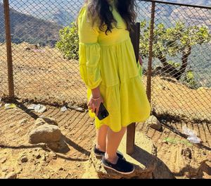 Neon Green Like Yellow Color For Women