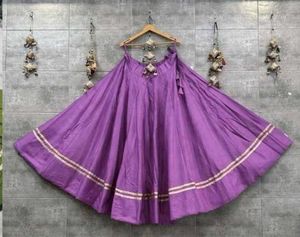 Purple Ethnic Skirt