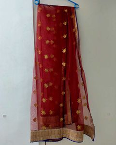 Red And Golden Lehenga With Choli